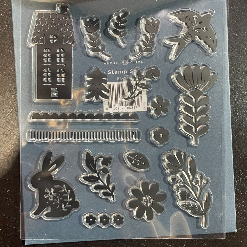 Archer & Olive Cottage Comfort Acrylic Stamp Set